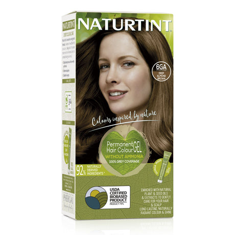 Naturtint Permanent Hair Colour, Plant Enriched Radiant Colour, Ammonia Free, Vegan-Friendly Formula, Long Lasting Grey Coverage - All Shades