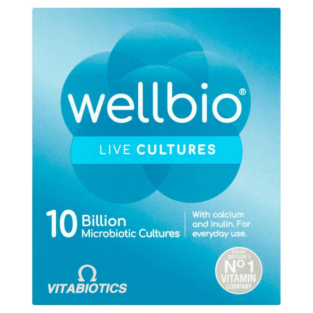 Vitabiotics Wellbio Live Cultures 10 Billion Microbiotic Cultures - 30 Caps