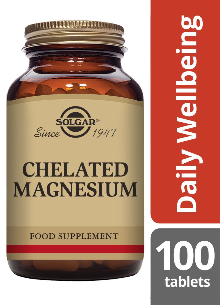 Solgar Chelated Magnesium - 100 Tablets