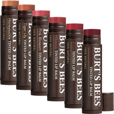 Burt's Bee Tinted Lip Balm 100% Natural - All Shades