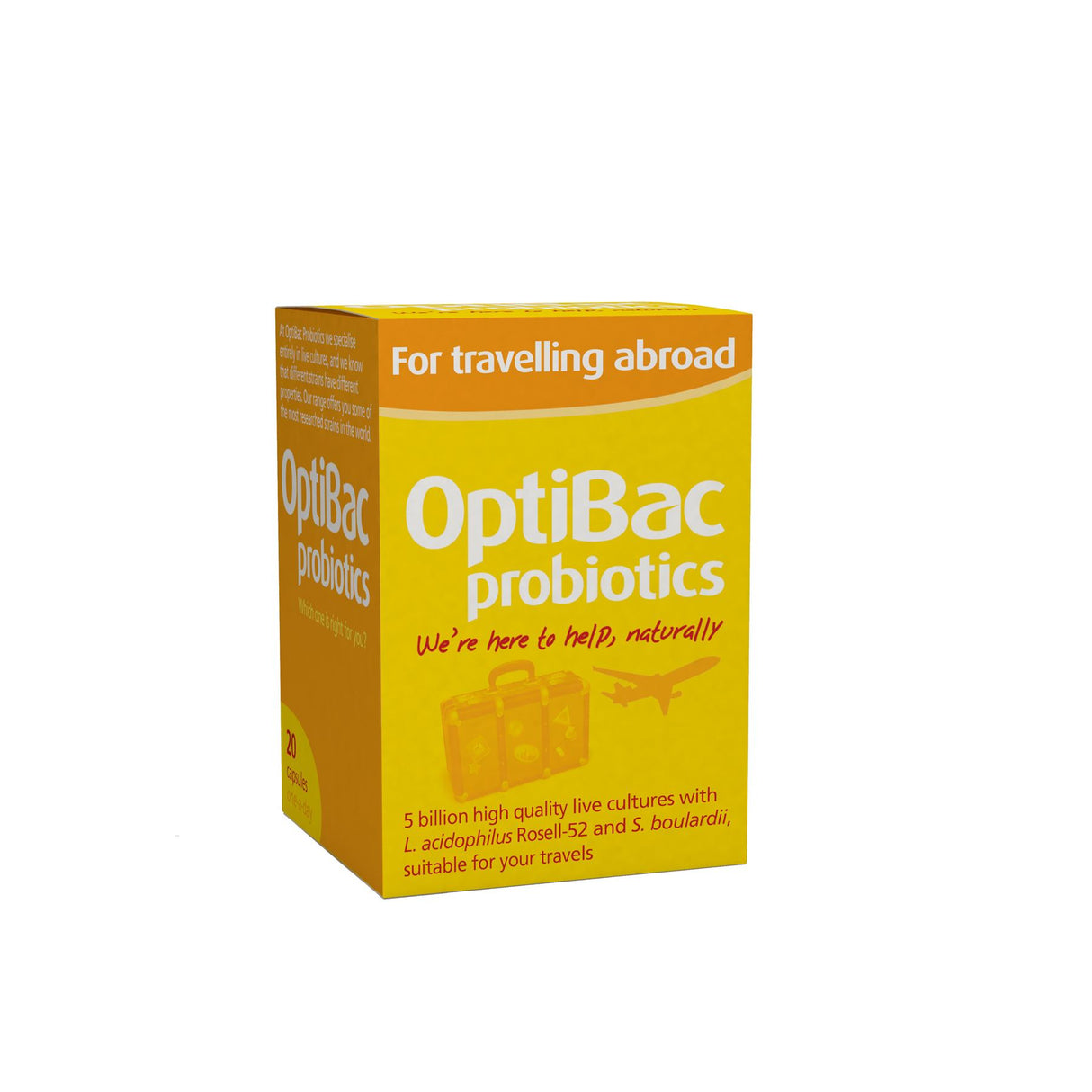 OptiBac Probiotics | For Travelling Abroad | 20 - 60 Capsules