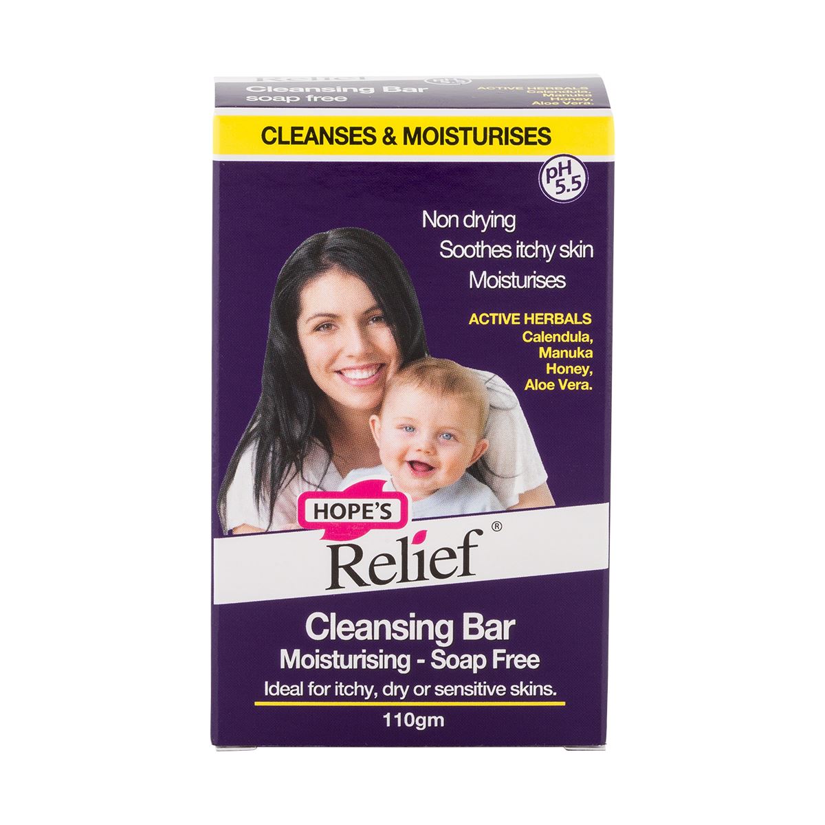 Hope's Relief Soap Free Cleansing Bar - 110g