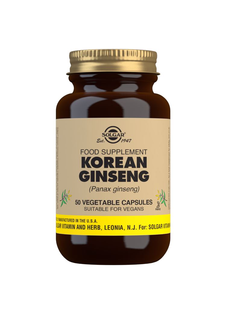 Solgar Korean Ginseng - 50 Vegicaps