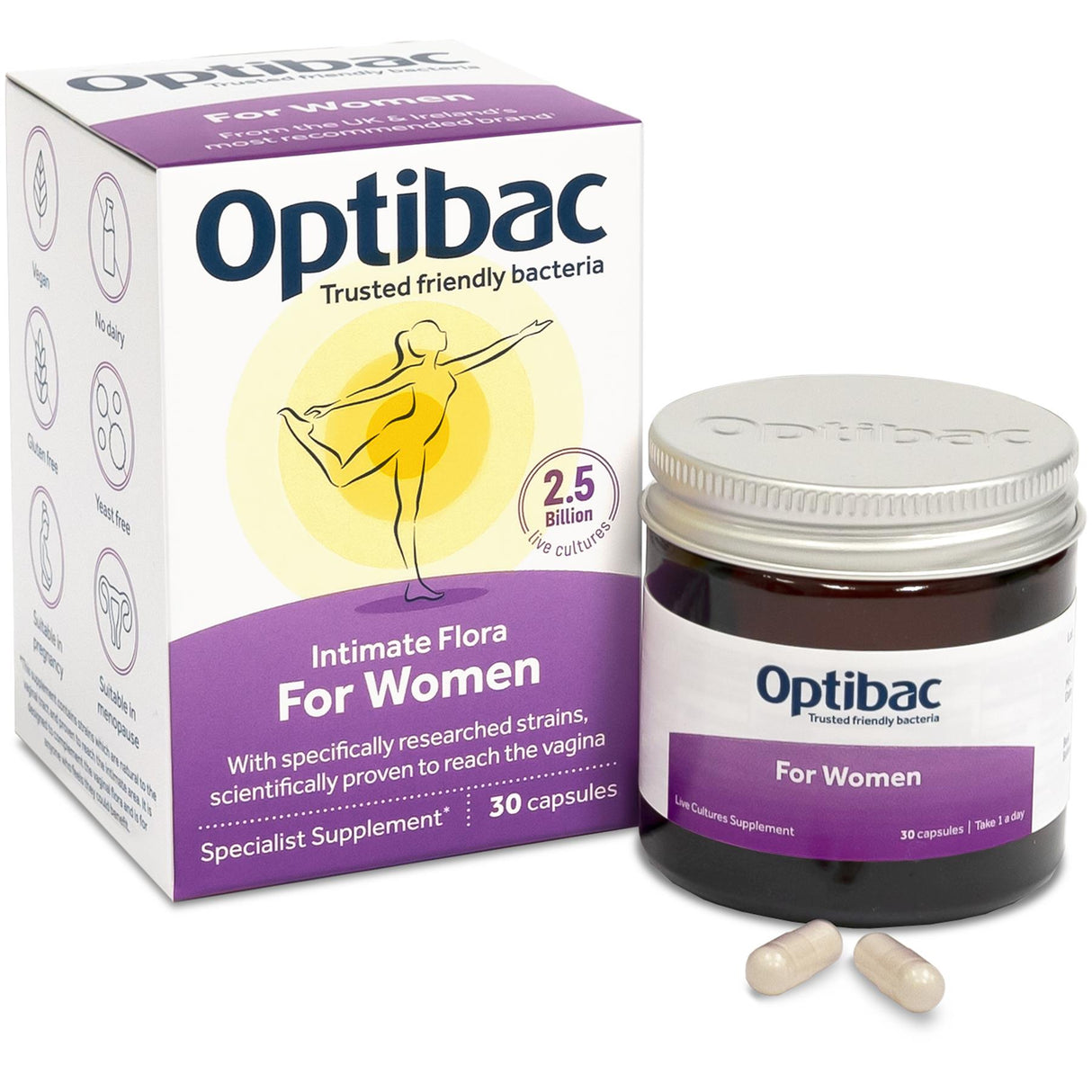 OptiBac Probiotics For Women 14 - 90 Capsules