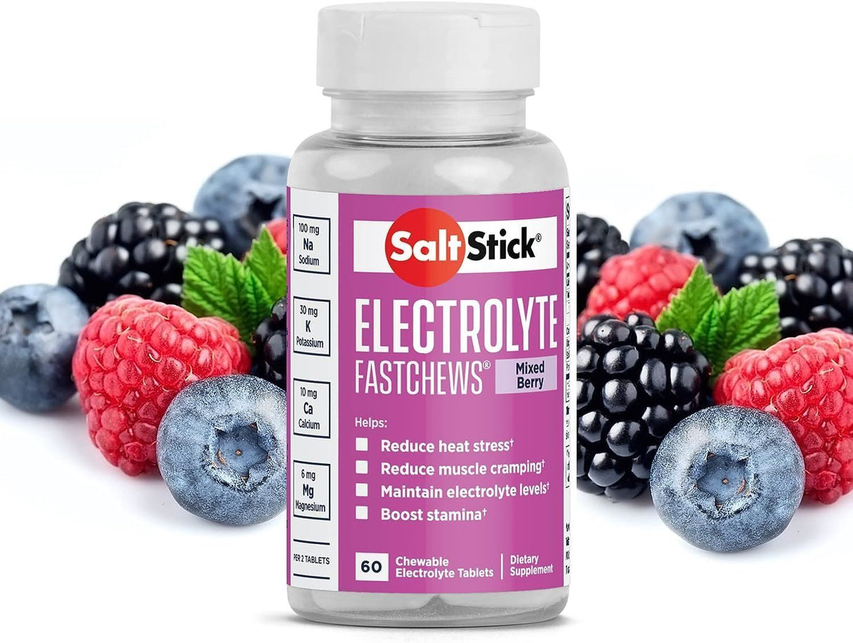 SaltStick Electrolyte FastChews - 60 Tablets - All Flavours