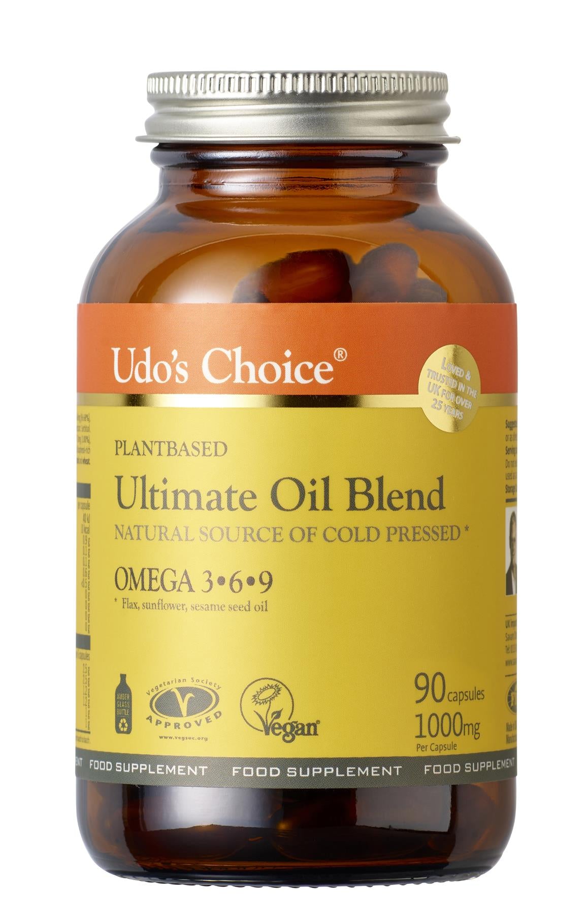 Udos Choice Ultimate Oil Blend 1000mg - 90 Caps