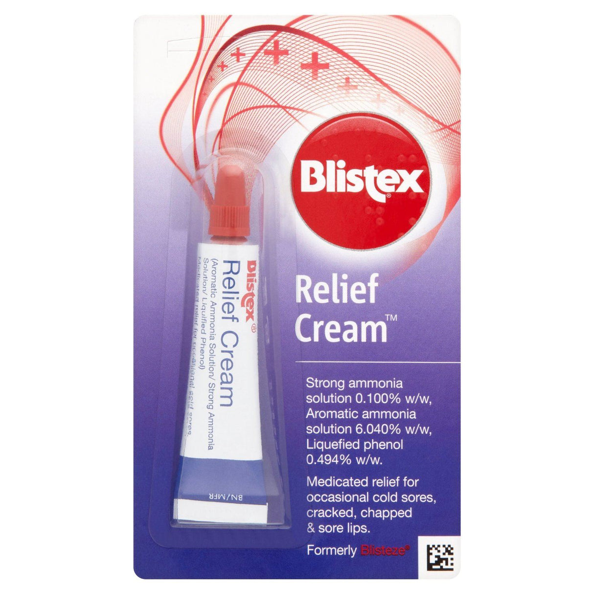 Blistex Relief Cream 5g For Cold Sores Cracked Chapped Lips
