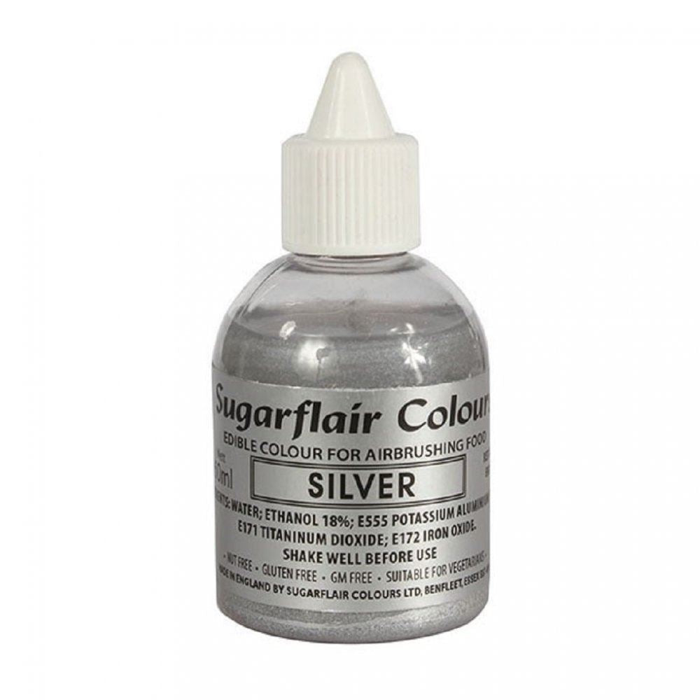 Sugarflair AIRBRUSH Edible Liquid Colours - 60ml All Shades