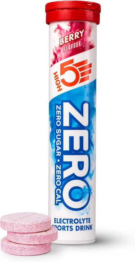 High 5 Zero Electrolyte Sports Hydration Drink - 20 Tablets- All Flavours - Pack of 8