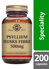 Solgar Psyllium Husks Fibre 500 mg - 200 Vegicaps