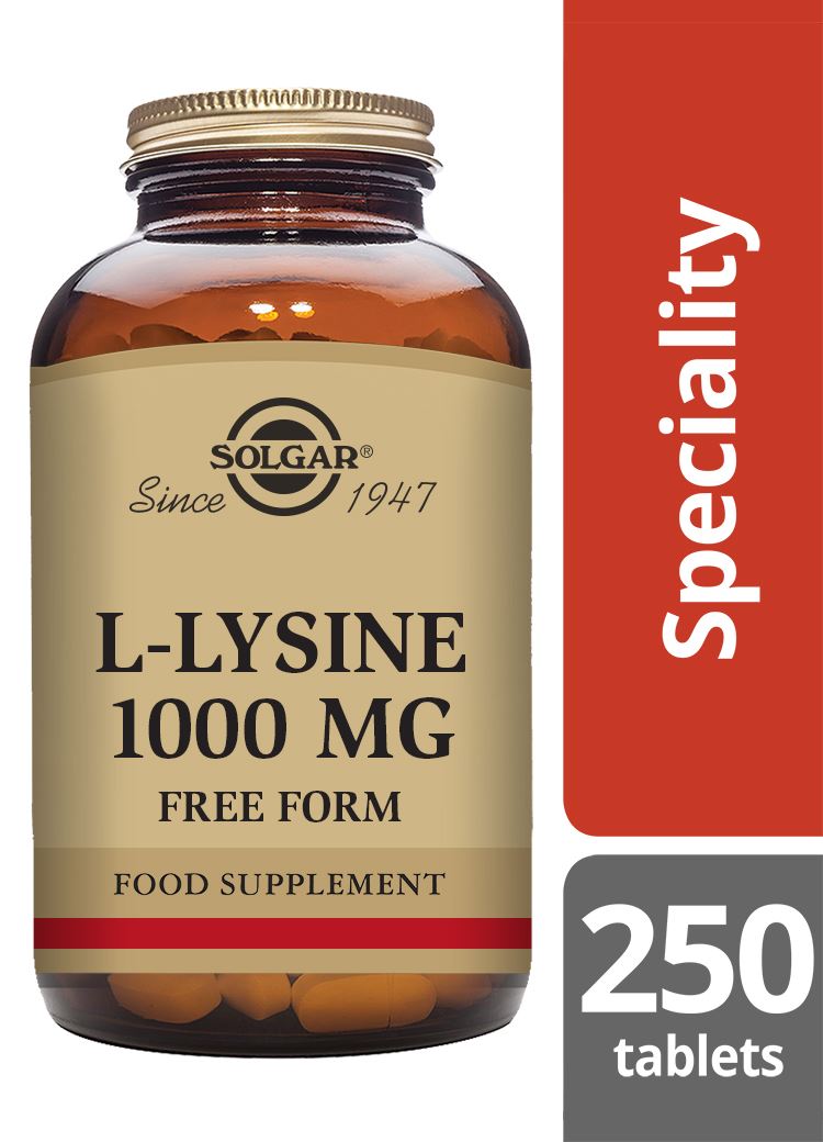 Solgar L-Lysine 1000 mg - 250 Tablets