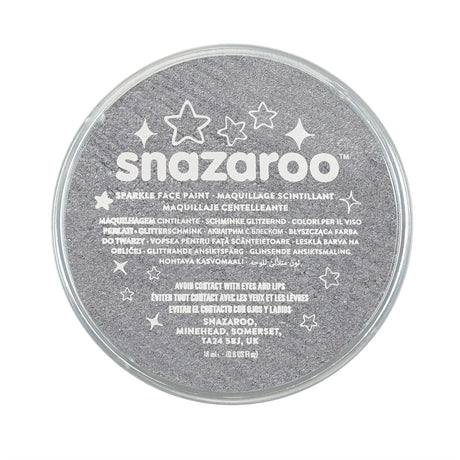 Snazaroo Face Paint & Body Make Up, Classic, Metallic & Sparkle Colours Fancy Dress 18ml