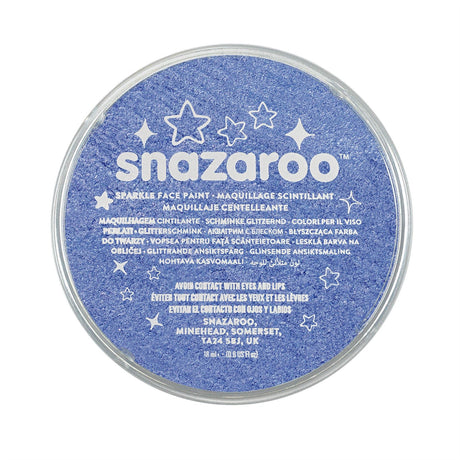 Snazaroo Face Paint & Body Make Up, Classic, Metallic & Sparkle Colours Fancy Dress 18ml