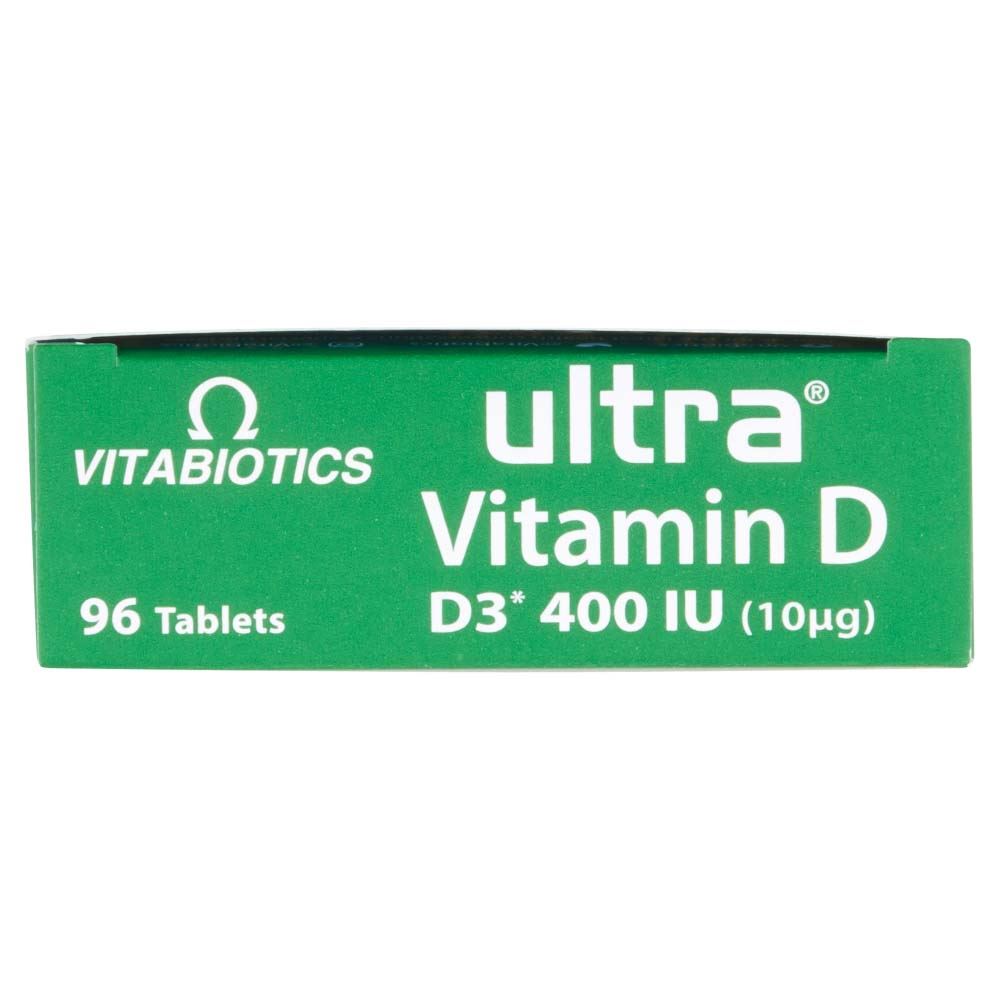 Vitabiotics Ultra Vitamin D3 400 IU - 96 Tablets