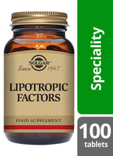 Solgar Lipotropic Factors - 100 Tablets