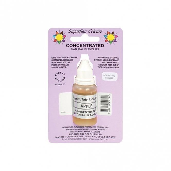 Sugarflair Concentrated NATURAL Food Flavours - 18ml