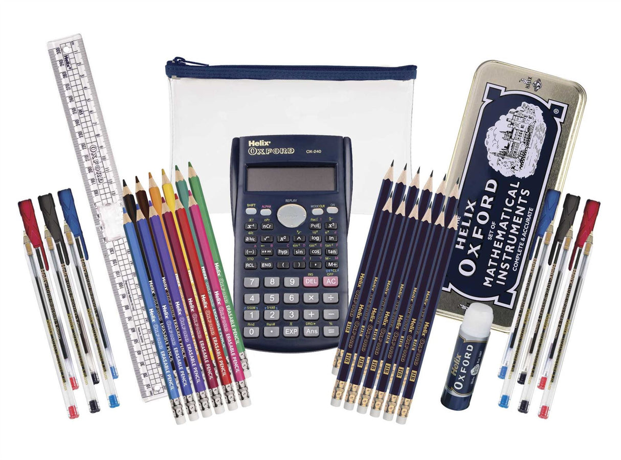 Helix Oxford Complete Back to School Stationary Set