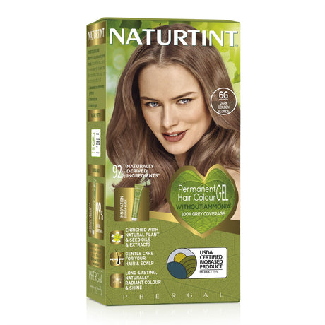 Naturtint Permanent Hair Colour, Plant Enriched Radiant Colour, Ammonia Free, Vegan-Friendly Formula, Long Lasting Grey Coverage - All Shades