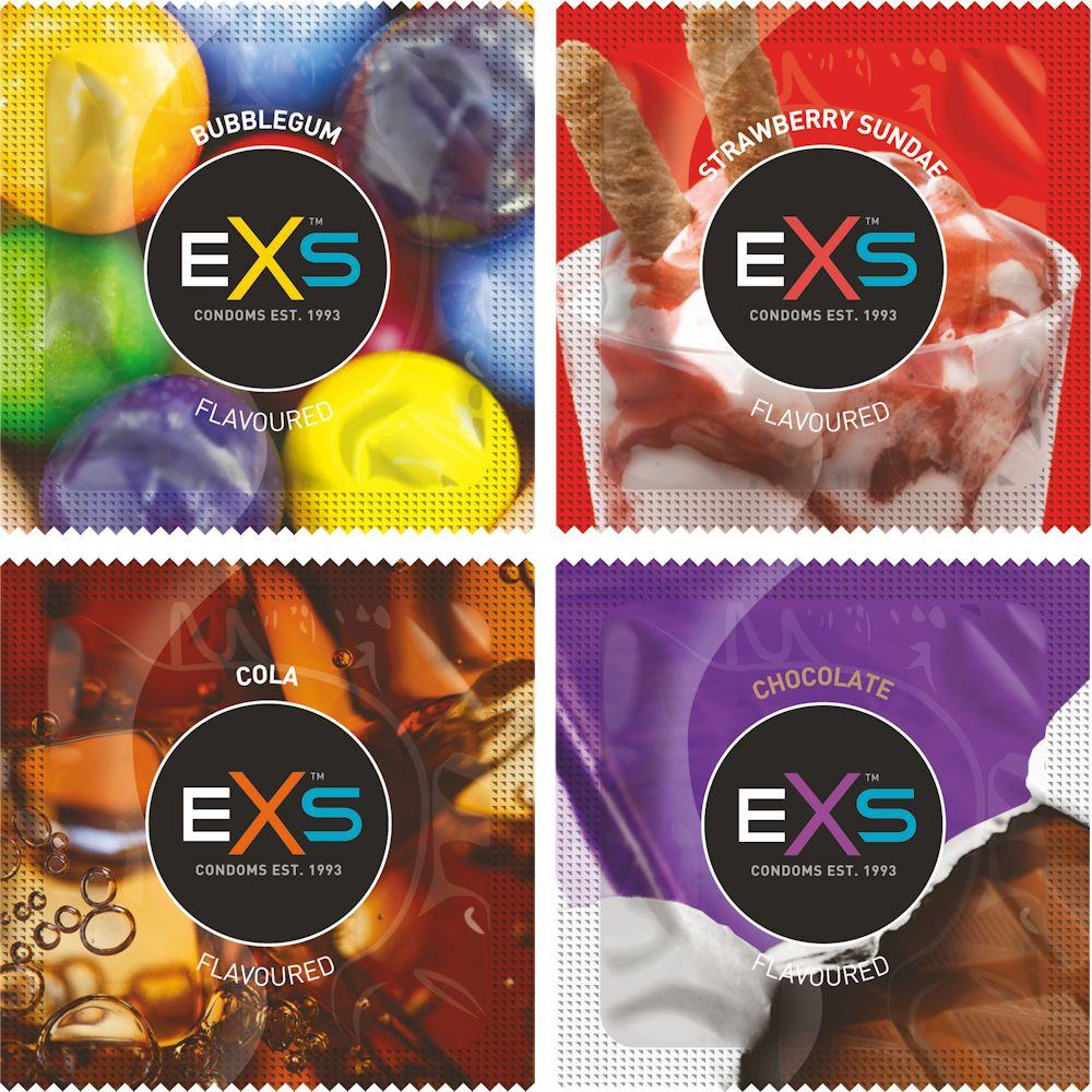 EXS Flavoured Condoms - Multipacks