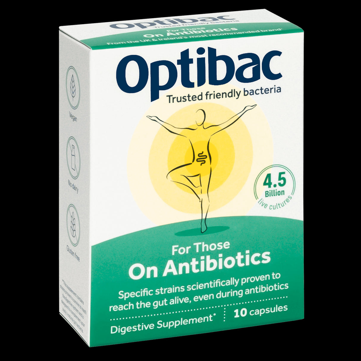 OptiBac Probiotics For Those on Antibiotics 10 Capsules