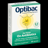 OptiBac Probiotics For Those on Antibiotics 10 Capsules