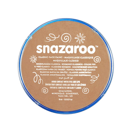 Snazaroo Face Paint & Body Make Up, Classic, Metallic & Sparkle Colours Fancy Dress 18ml