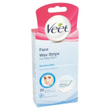 Veet Face Wax Strips Sensitive Skin - Pack of 20