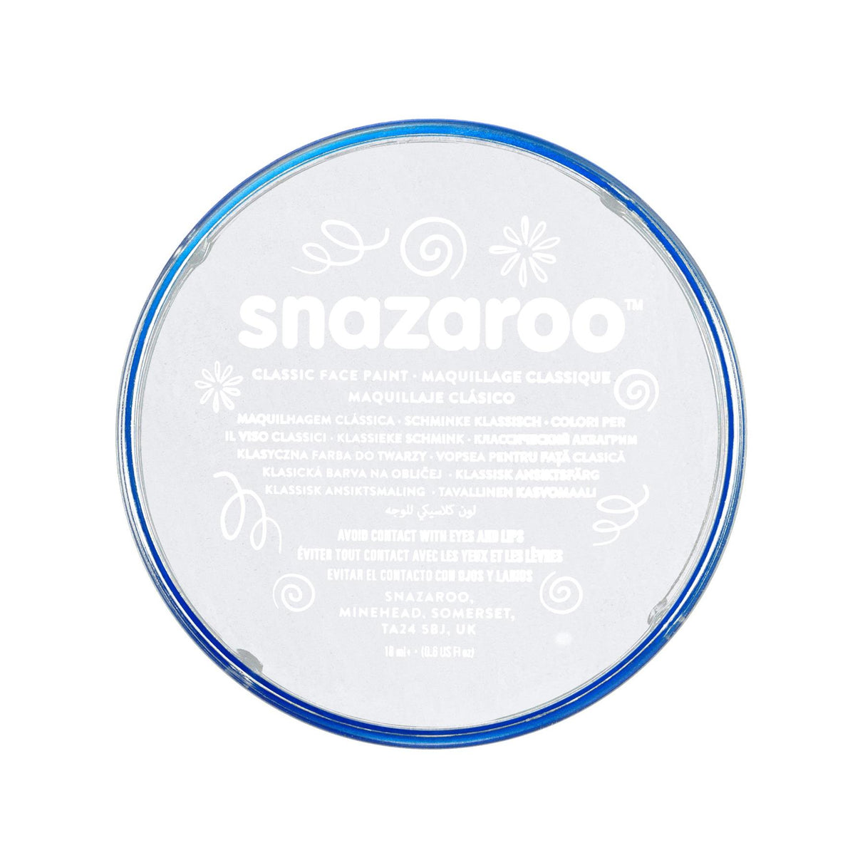 Snazaroo Face Paint & Body Make Up, Classic, Metallic & Sparkle Colours Fancy Dress 18ml