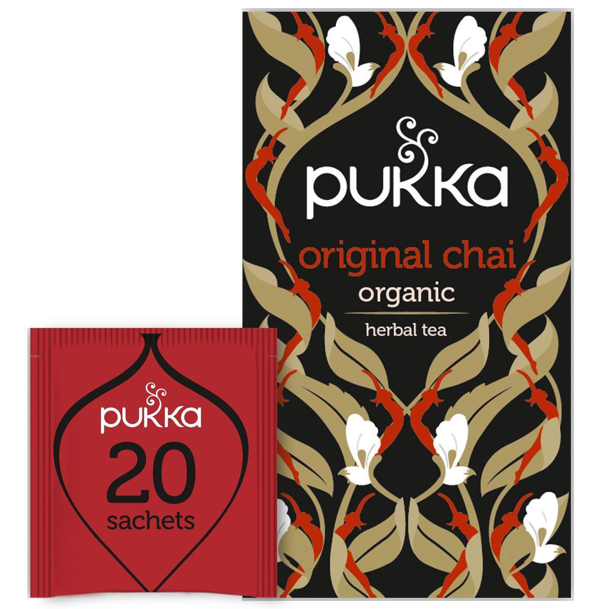 Pukka Herbal Organic Teas - Original Chai - Pack of 4