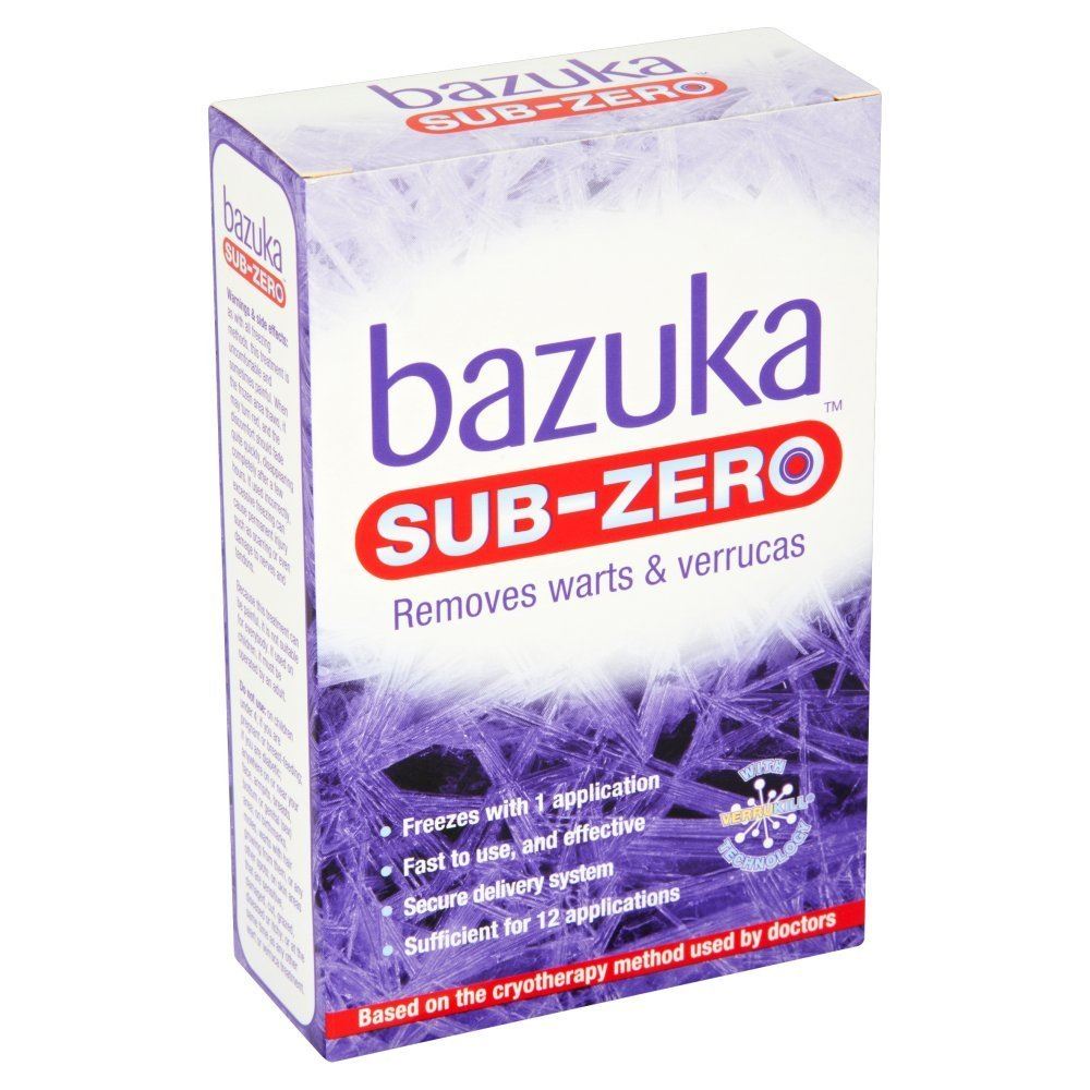 BAZUKA SUB-ZERO Wart & Verruca Remover 50ml