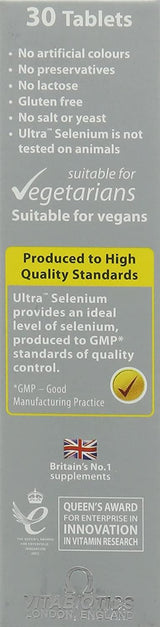 Vitabiotics Ultra Selenium - 30 Tablets