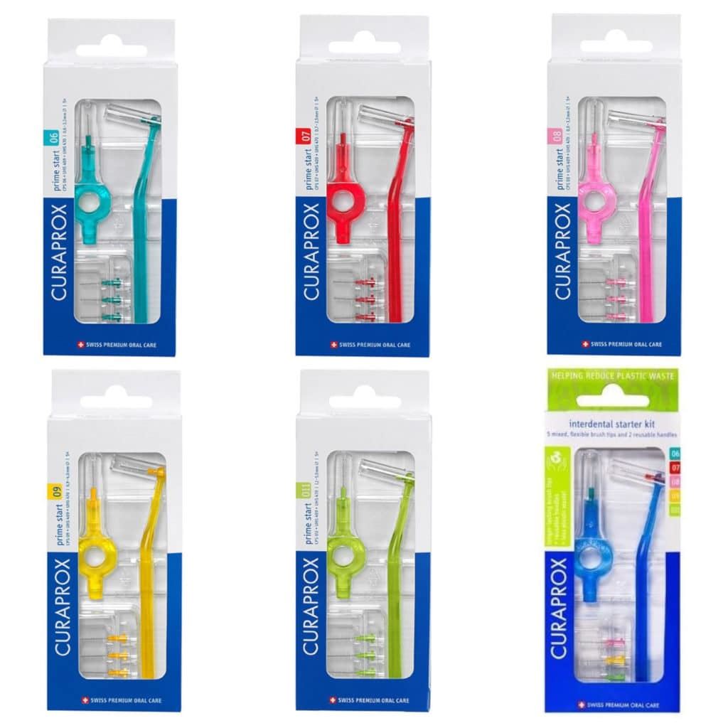 Curaprox CPS Prime Start Interdental Brush Kit - All Sizes