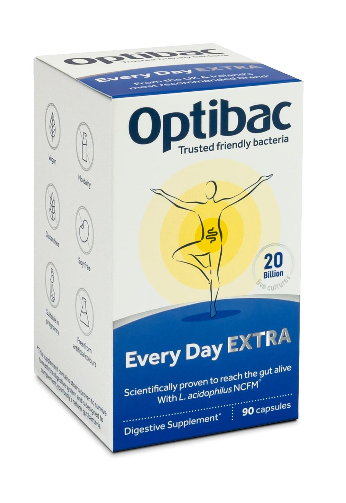 OptiBac Probiotics | For Every Day Extra Strength | 30 -90 Capsules