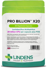 Lindens Pro Billion X20 (was Probiotic X20) 20bn CFU - 60 Capsules