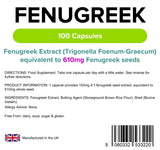 Lindens Fenugreek 610mg - 100 Capsules