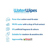 WaterWipes Baby Wipes - 1 Pack of 60 Wet Wipes