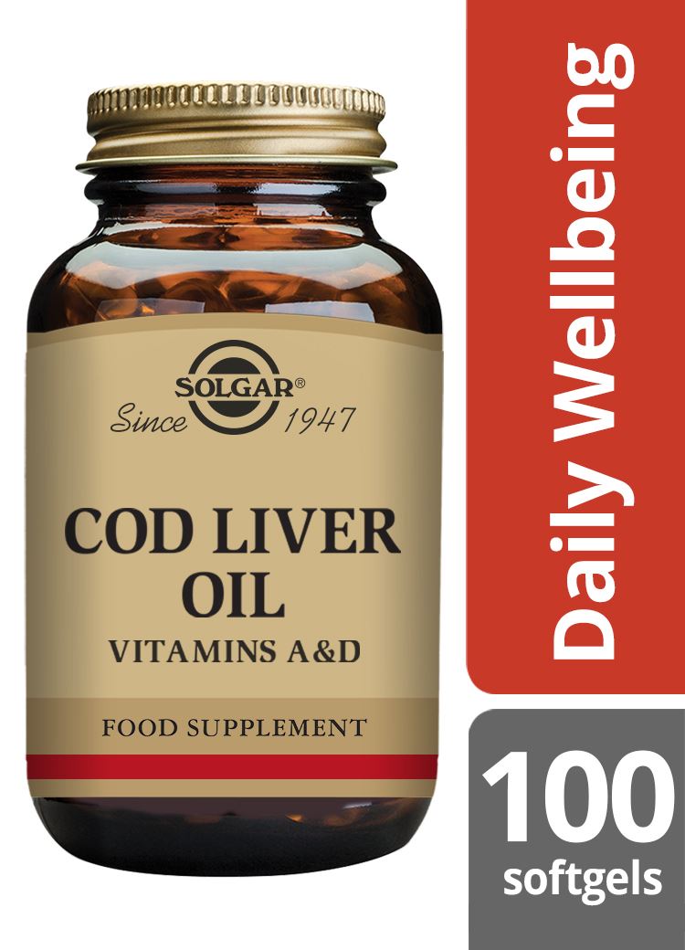 Solgar Cod Liver Oil - 100 Softgels