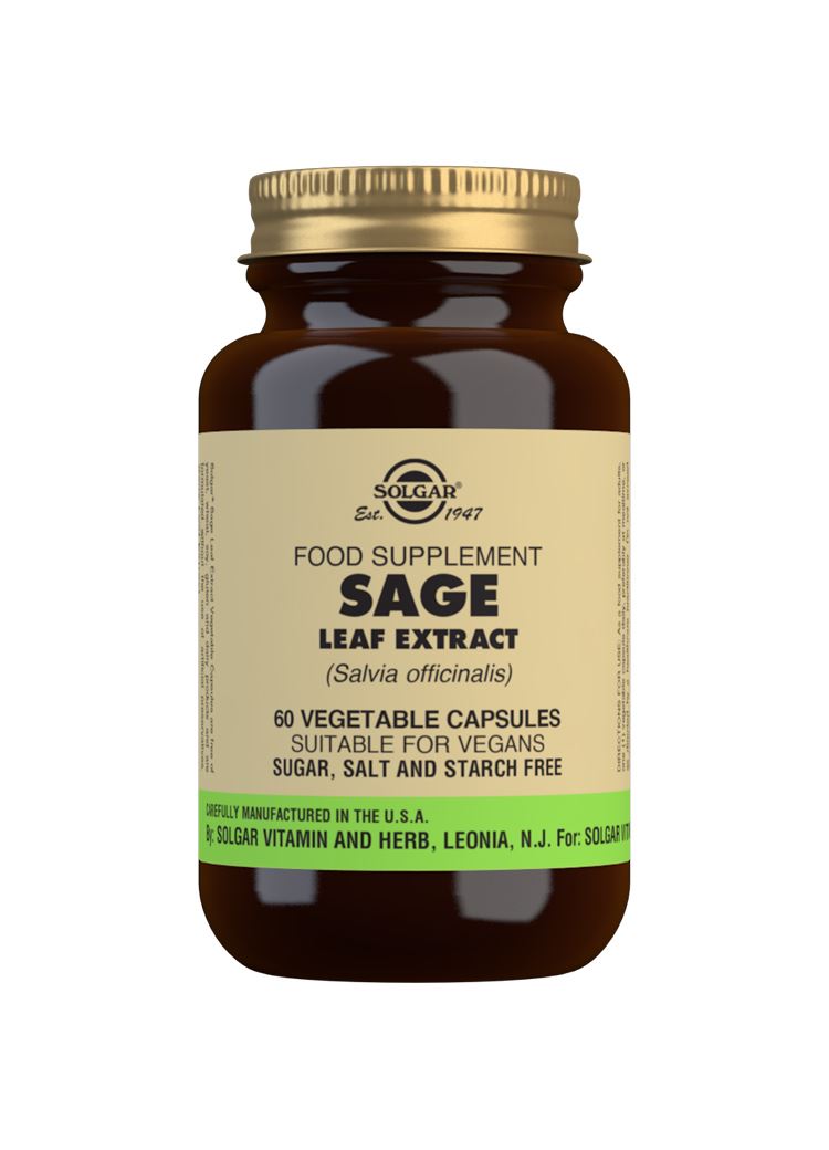 Solgar Sage Leaf Extract - 60 Vegicaps