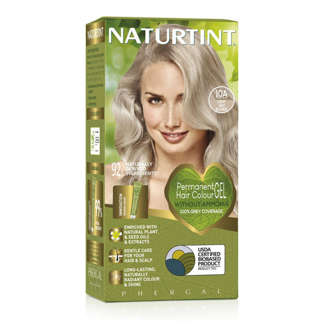 Naturtint Permanent Hair Colour, Plant Enriched Radiant Colour, Ammonia Free, Vegan-Friendly Formula, Long Lasting Grey Coverage - All Shades