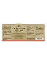 Solgar L-Carnitine 1500 mg Liquid - 473 ml