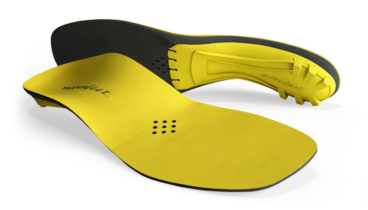 Superfeet Premium Insole Yellow Performance Support Skates Cycling Track Shoes-A Kids UK 13 - 1.5