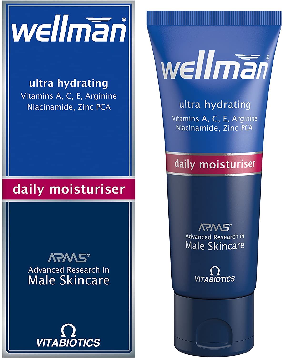 Vitabiotics Wellman Daily Moisturiser - 50ml