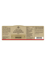 Solgar Chelated Calcium Magnesium 1:1 - 120 Tablets