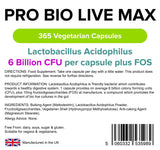Lindens Pro Bio Live Max 6bn CFU - 365 Capsules