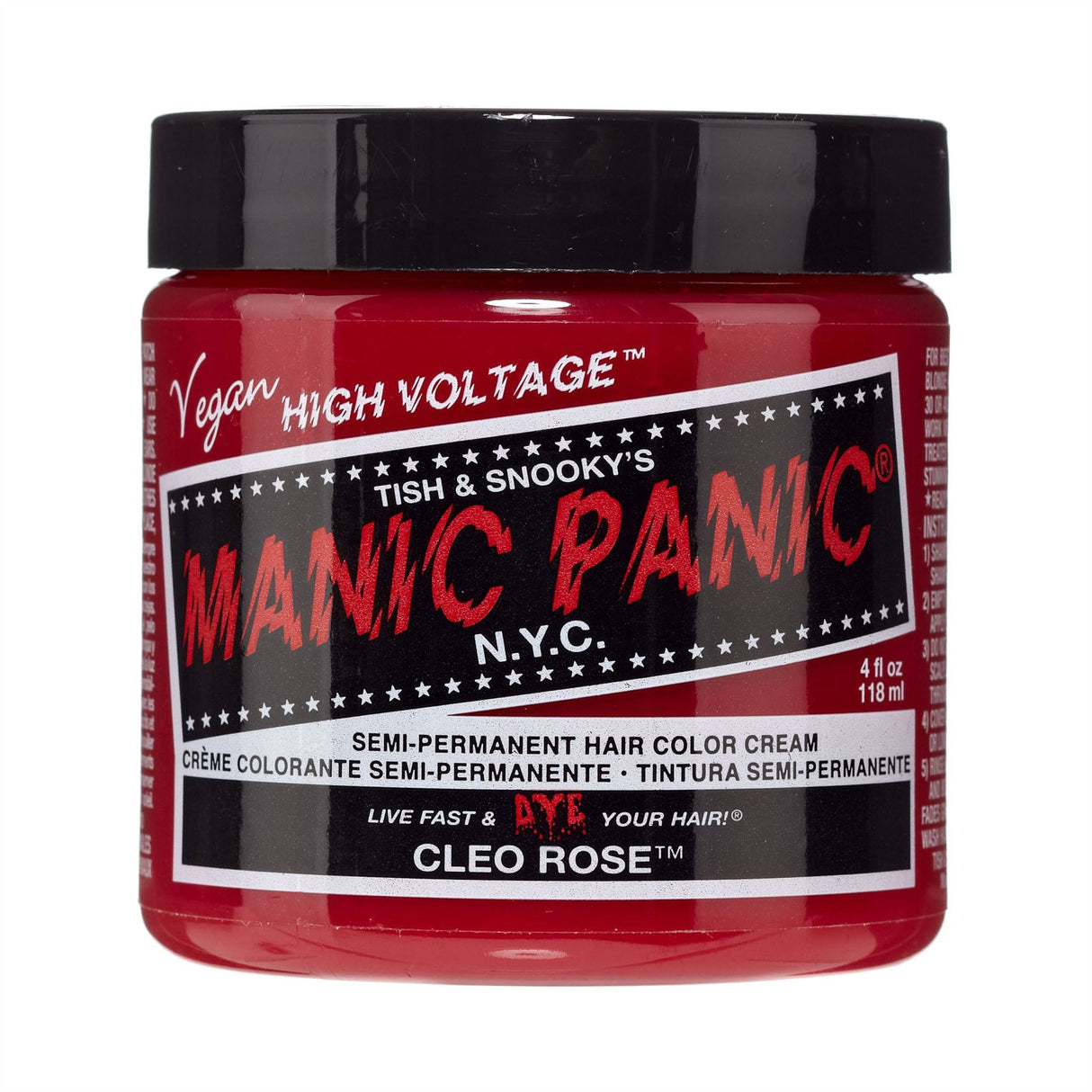 Manic Panic High Voltage Classic Semi Permanent Vegan Hair Dye Colour - 118ml/4 oz