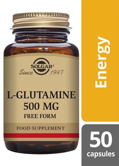 Solgar L-Glutamine 500 mg - 50 Vegicaps