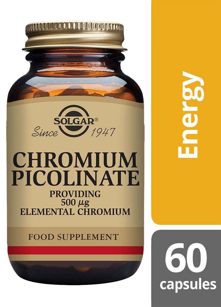 Solgar Chromium Picolinate 500 µg - 60 Vegicaps