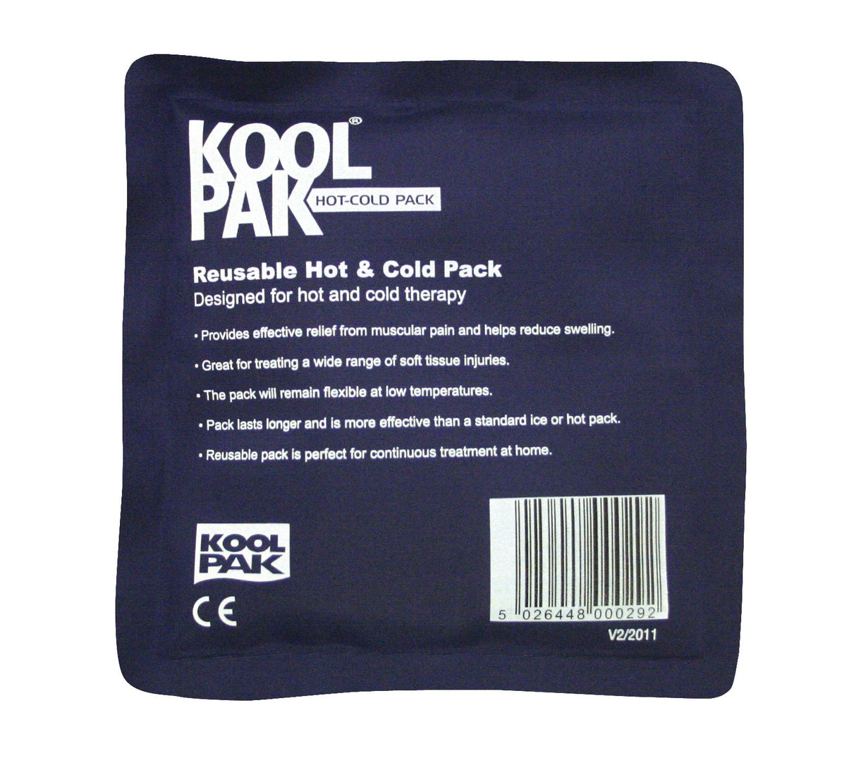 KoolPak Luxury Reusable Hot Cold Ice Gel Pack | All Sizes |Optional Sleeves| 1 - 10 Packs