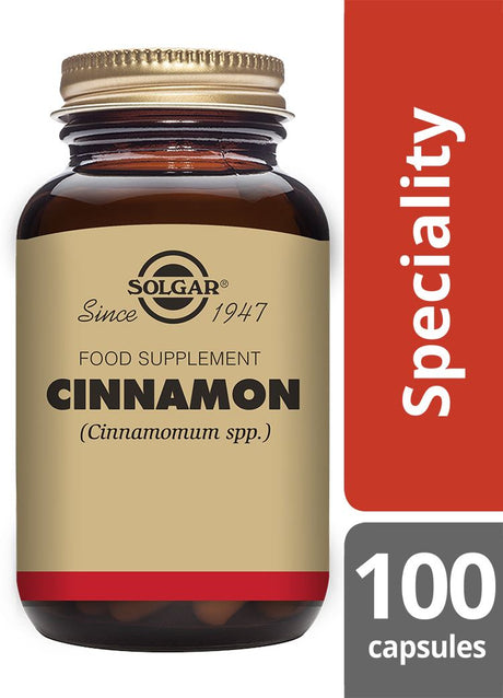 Solgar Cinnamon - 100 Vegicaps