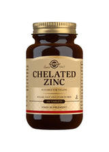 Solgar Chelated Zinc - 100 Tablets